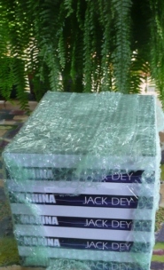 The first copies of Mahina by Jack Dey are unpacked